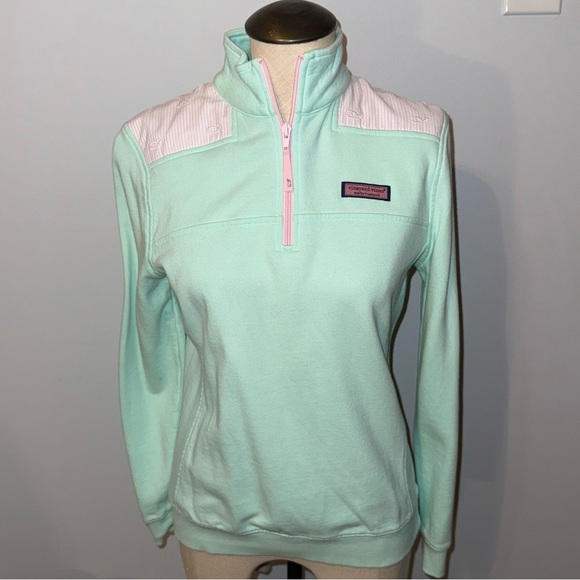 Vineyard Vines Tops - Vineyard Vines Shep Shirt Mint/Pink Size XS